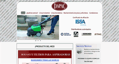 Desktop Screenshot of dapac.com.co